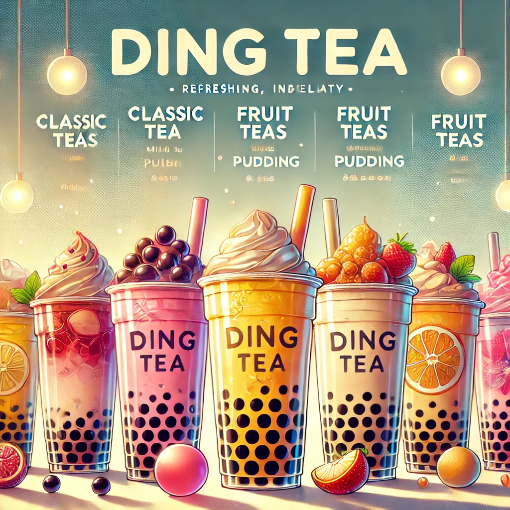 ding tea menu