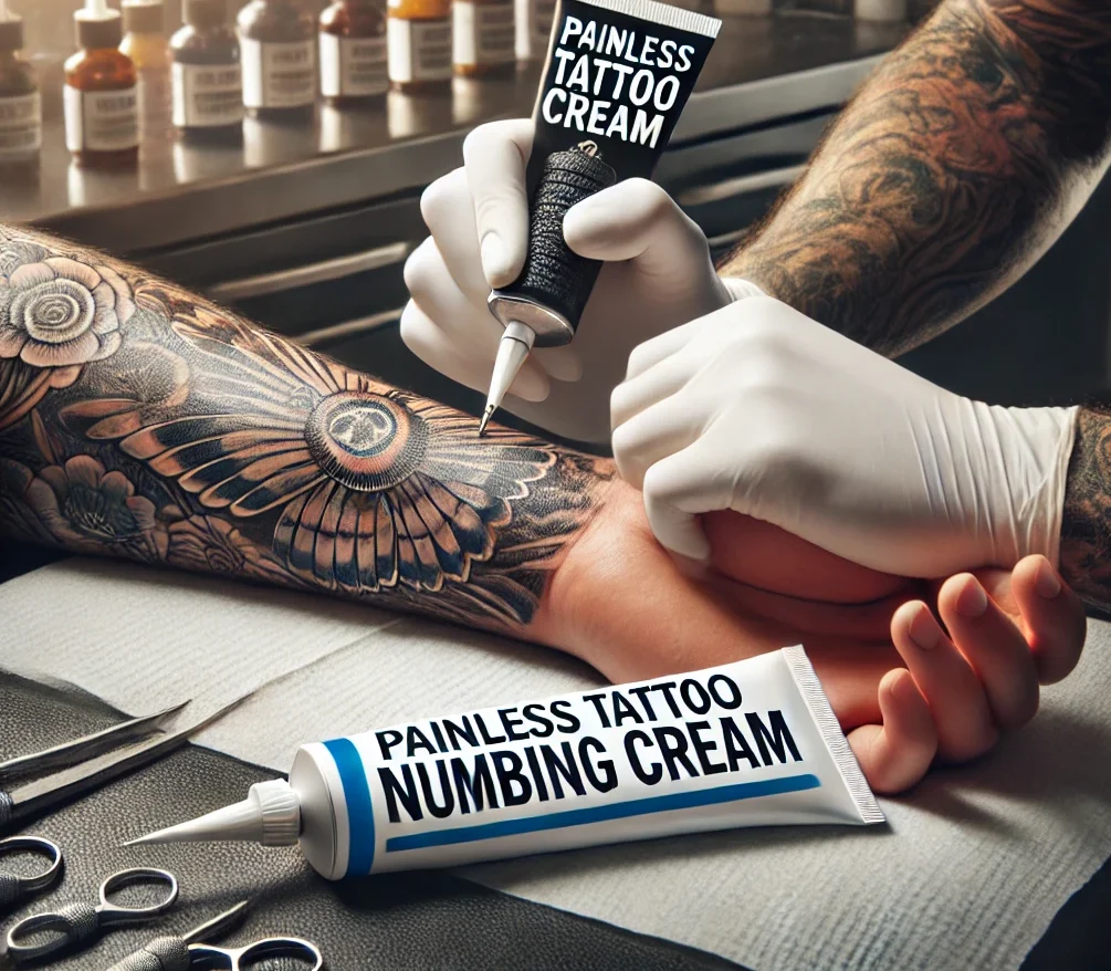 painless tattoo numbing cream