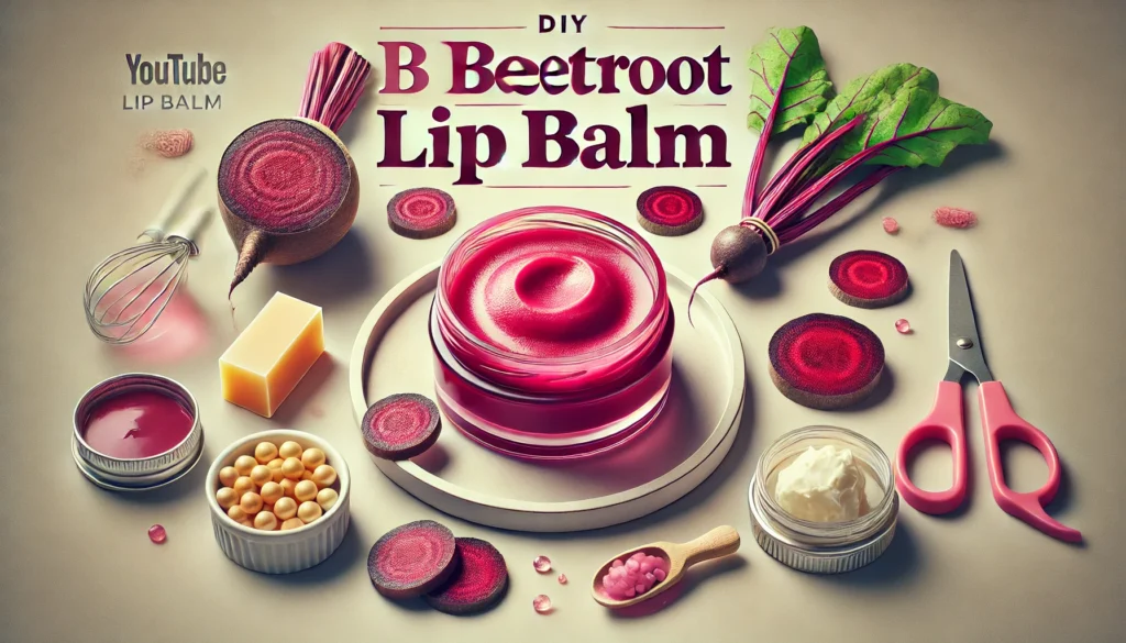 how to make lip balm with beetroot